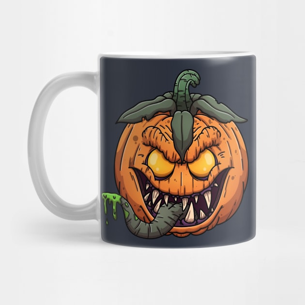 Pumpkin Monster by TheMaskedTooner